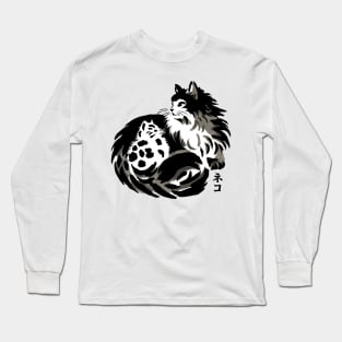 Sumi-e Cats Long Sleeve T-Shirt